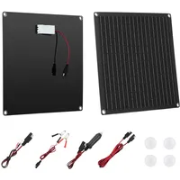 Vevor 12V monokristallin 20 W inkl. Batterieladegerät mit Smart Controller