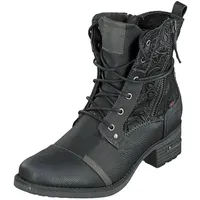 Mustang Damen 1229-508-9 Kurzschaft Stiefel, 9 schwarz, 37