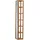 Tikamoon Hochschrank 30 x 170 x 25 cm Braun Teak