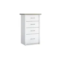 Begabino Luca 60 x 101 x 43 cm Weiß / Trüffel
