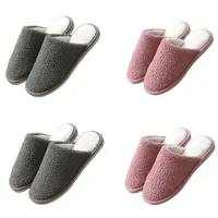 Teceyfeet Gästehausschuhe Set Waschbar,4 Paar Unisex Hausschuhe Set Winter Warm Gästepantoffel Filzpantoffeln Rutschfest Pantoffeln Slippers Ideal für Gäste, Familie, Hotel, Reisen - 38/45 EU