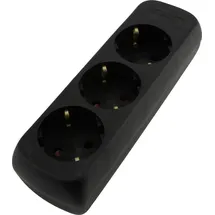 Trendline Trend Line Unitec Steckdosenleiste 3-fach ohne Kabel Steckdosenleiste, Ohne Kabel schwarz