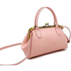 Taschenkinder Handtasche Damentasche „Kleine Aurelie“, Henkeltasche, Vintage Handtasche, Retro, Echtes Leder vom Rind rosa