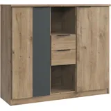 WIMEX Highboard 122 x 105 x 41 cm Beige
