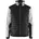 Hybridjacke grau-melange/schwarz XL