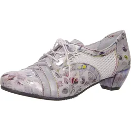 SIMEN Schnürpumps für Damen, weiß, Größe 41 EU
