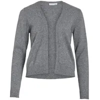 VILA Strickjacke - Medium Grey Melange - S