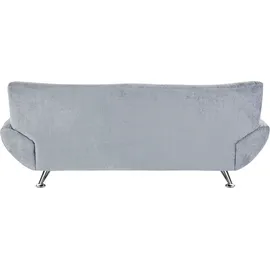 Home Affaire 3-Sitzer HOME AFFAIRE "Saltare elegant & komfortabel, toller Designfuß, bequem, Breite 205cm", grau (grau, blau), B:205cm H:78cm T:82cm, 100% Polyester, Sofas