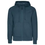 TRIGEMA Sweatjacke TRIGEMA Sweatjacke mit Kapuze (1-tlg) blau S