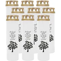 HS Candle Grablicht 26 cm Ø 7 cm schwarz