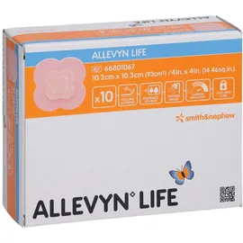 Allevyn Life 10,3x10,3 cm Silikonschaumverband