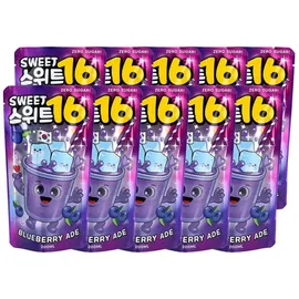 Softdrink Sweet16 Blaubeerlimonade koreanisch zuckerfrei 200ml 10er Pack