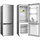 PKM KG173CIX Kühl-Gefrierkombination (161 l, 1450 mm hoch, Silber)