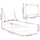 vidaXL Klappliege 182 x 56 x 24,5 cm grau 2 St.