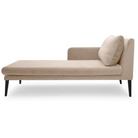 MOEBLO Chaiselongue SARIC, Liegesofa,Récamière, Chaiselongue Relaxliege Ruheliege Liegestuhl Recamiere Longchair, (BxHxT):186x87x91 cm beige