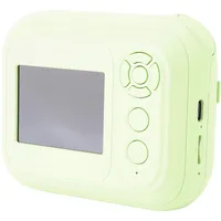 CHICIRIS Instant Print Digitalkamera 48MP 1080p HD 6x Zoom Sweet Camera with Do -IT -Sest White Prints, Funny and Plaid Design, Li Akku (Grün)