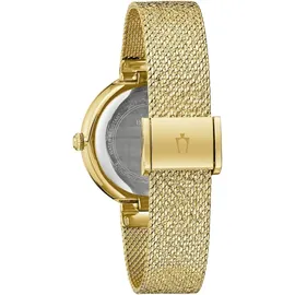 BULOVA 98L321 Damenuhr Quarz Champagne Goldfarben