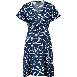 Zero Minikleid mit Print Blau/Cream 38