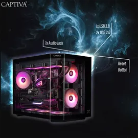 CAPTIVA Highend Gaming R99-559 AMD Ryzen 7 7800X3D 4,2 GHz 32 GB RAM 2000 GB SSD Win 11 Home