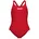 Team Swim Pro Solid Mädchen Swim-Pro Einfarbig Red-white 164