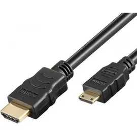 goobay High Speed HDMI-Kabel mit Ethernet HDMI A-Stecker - HDMI C-Stecker (Mini) 1,5 m