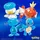 Mega Construx Pokémon Actionfigur Bauspielzeug-Set Wasser-Typ Trainerteam 5 cm