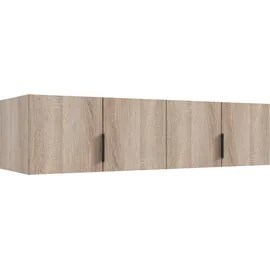 WIMEX Schrankaufsatz WIMEX "Modena", braun (eiche sägerau nachbildung), B:160cm H:40cm T:54cm, Spanplatte, Möbelaufsätze, Schrankaufsatz, Aufsatzschrank