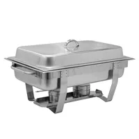 Airbrush-City Chafing Dish Speisenwärmer Warmhaltebehälter Edelstahl 1/2 extra tief