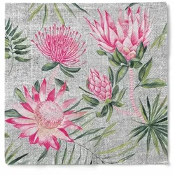 Sovie HORECA Serviette Ria aus Tissue 33 x 33 cm, 100 Stück Exotisch Blumen Floral