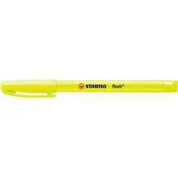 Textmarker - STABILO flash - Einzelstift - gelb