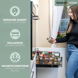 bremermann Teleskopschublade 60 cm Küchenzubehör