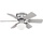 GLOBO Ugo 76 cm Deckenventilator  nickel matt/glas opal 0307WE