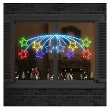 vidaXL Weihnachtsstern 182 x 58 cm Mehrfarbig