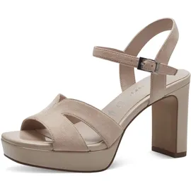 TAMARIS Blockabsatz-Sandalette Damen Beige 40