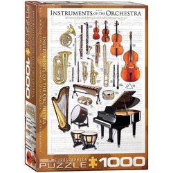 empireposter Puzzle Instrumente des Orchesters - 1000 Teile Puzzle - Format 68x48 cm, 1000 Puzzleteile