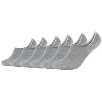 CAMANO Füßlinge 6er Pack grau 35-38