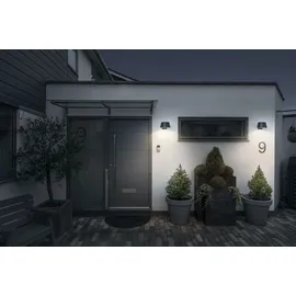 Osram Endura Style Solar LED Wandleuchte Brella, 10,1W, 3000K warmweiß, 930 lm, PIR Sensor, IP54, 18 Tage