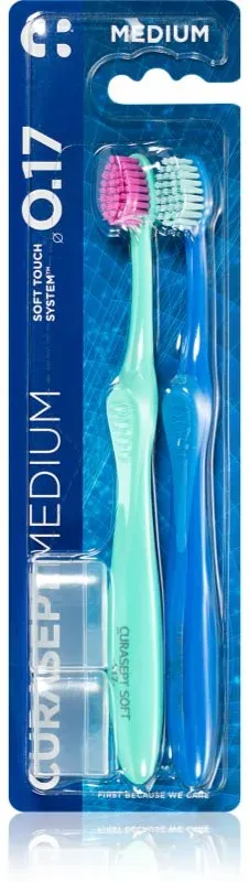 Curasept Softline 0.17 Medium 2pack Zahnbürste 2 St.