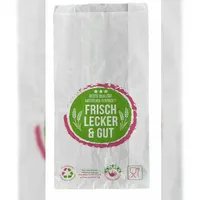 5000 Bäckerbeutel `Frisch Lecker & Gut`, 14+6x28 cm, R422