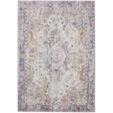 benuta Vintage-Teppich, Mehrfarbig, Lila, Kunststoff, Vintage, Rechteckig, & im Style: Elegant, Retro - Pflegeleicht für Wohnzimmer Schlafzimmer