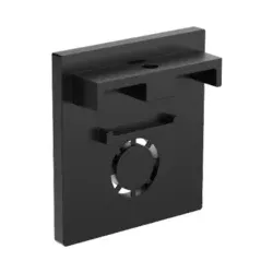 Endkappe Strex System - Schwarz, Einbau