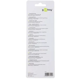 goobay Cutter das Mehrzweck Profimesser mit Abbrechklingen in Kunststoff Ausführung