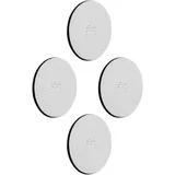 silwy Metall-Nano-Gel-Pads, 4st, 5cm, weiß