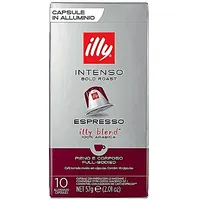 10 Illy Kaffee Intenso Espresso Kapseln Pads Kompatibel Maschinen Nespresso