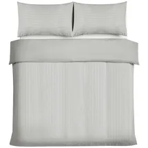 Good Nite Gestreift Grau 200 x 200 cm + 2 x 80 x 80 cm