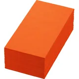 HCR Hygiene Duni Serviette Sun Orange 1/8 Falz, 250 Stück