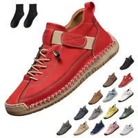 Bulnire Wasserdichter Barfuss Schuhe, barfußschuhe Leder Damen, tützende Sneakers, Ergonomischer Orthopädische Schuhe (Weinrot, Erwachsene, 39, Numerisch, EU Schuhgrößensystem, M) - 39 EU