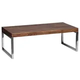 Wohnling Couchtisch Massivholz sheesham 120,0 x 60,0 x 40,0 cm