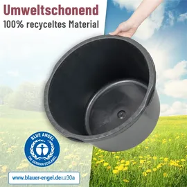 berdal rubber en plastics b. v. Mörtelkübel 40 l rund schwarz