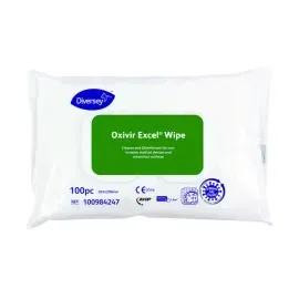 Diversey Oxivir Excel Wipe Desinfektionstücher 100984247 = 1 Packung = 100 Tücher)